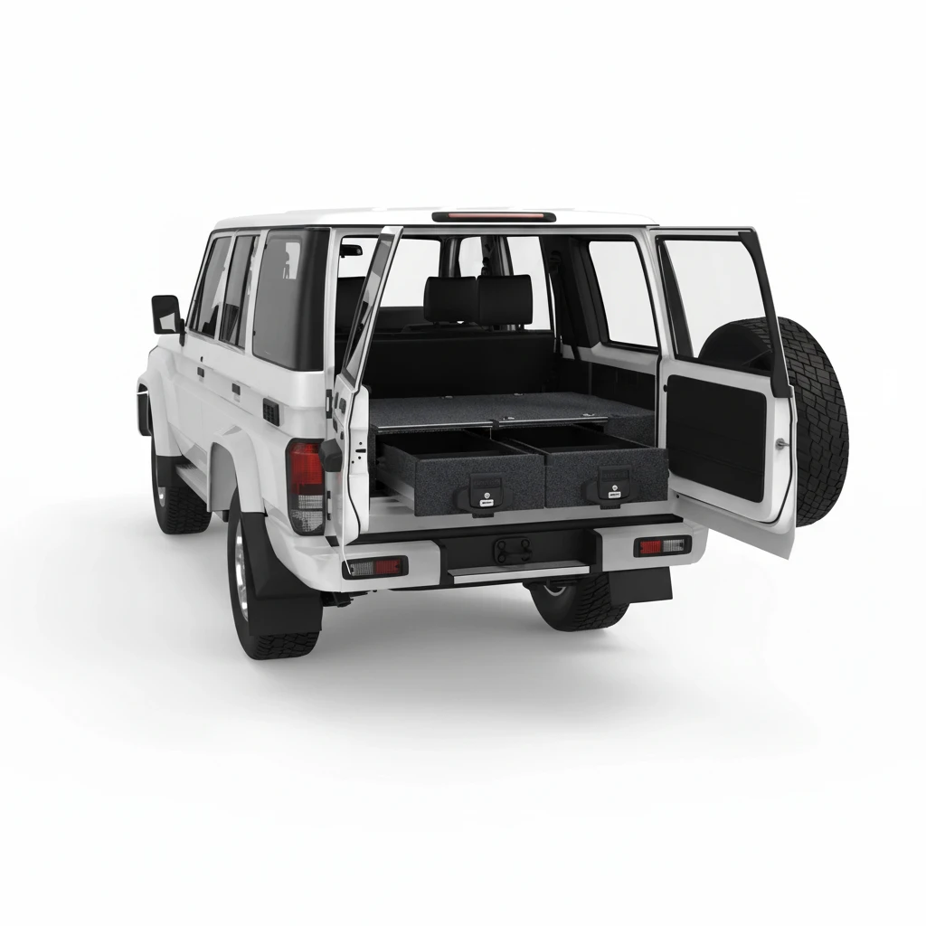Drawer System Suitable For Toyota Landcruiser 70 Series 76 Wagon 09/2023-Current