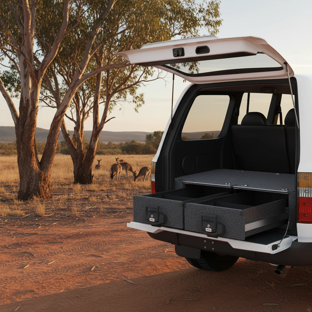 Drawer System Suitable For Toyota Landcruiser 80 Series Standard Wagon 01/1995-03/1998