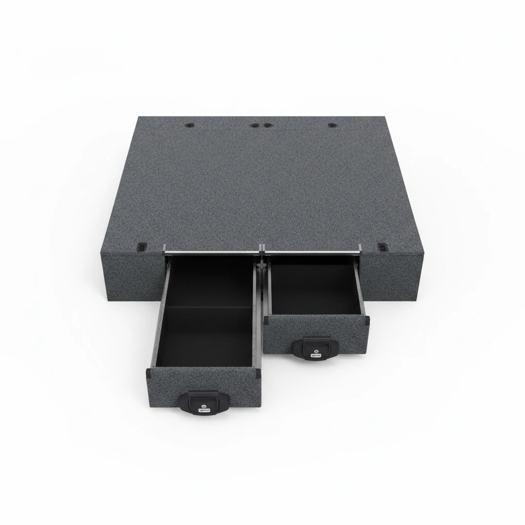 Drawer System Suitable For Toyota Landcruiser Prado 120 Series Wagon Without Rear Air Con 10/2002-09/2009