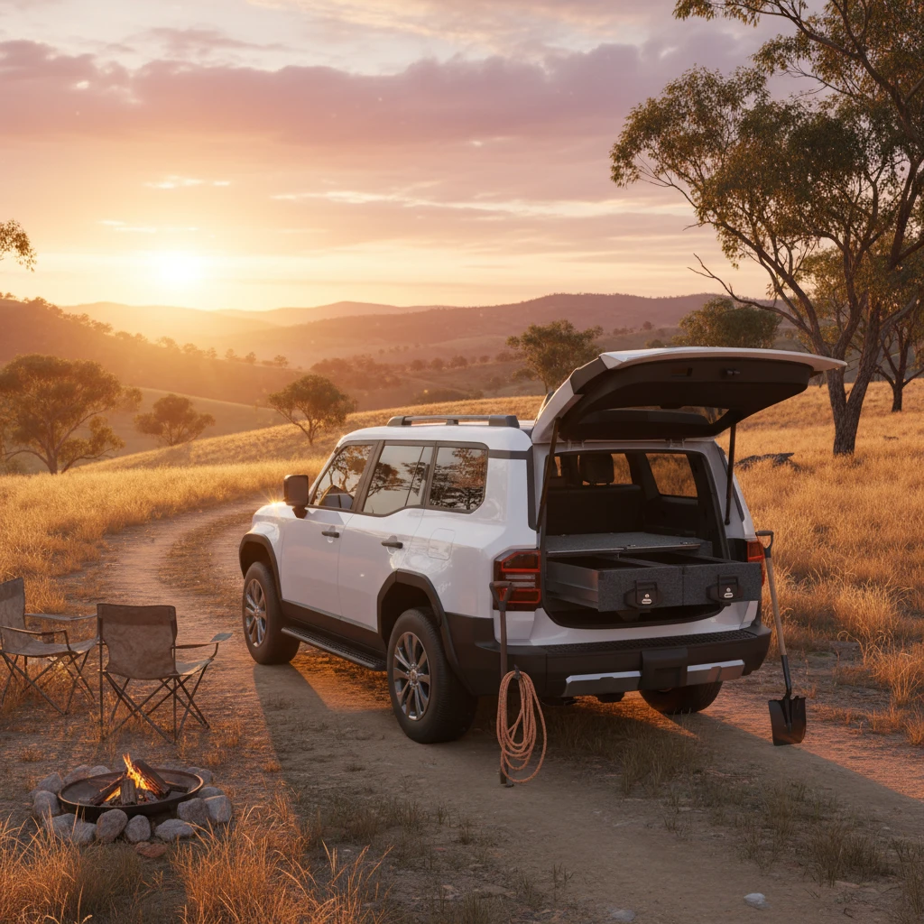 Drawer System Suitable For Toyota Landcruiser Prado 250 Series GX 5 Seat Wagon 10/2024-Current