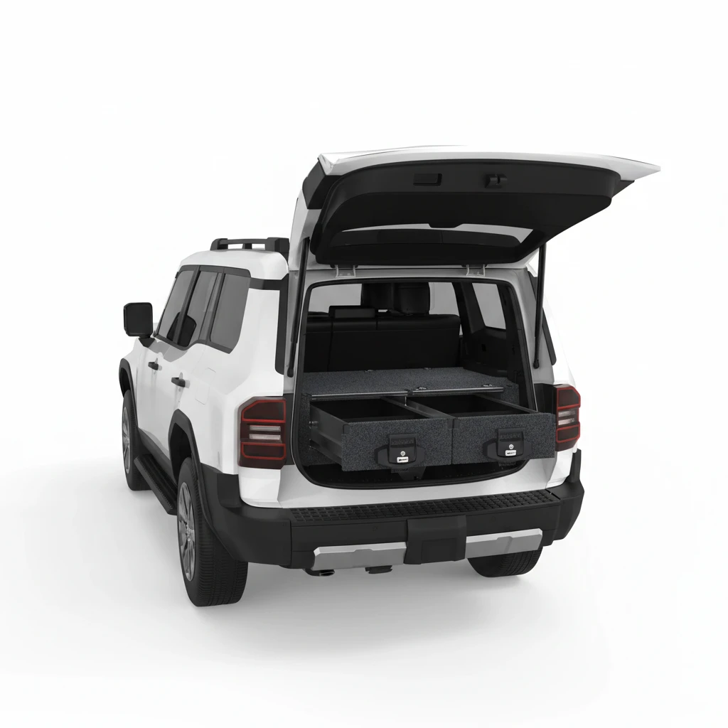 Drawer System Suitable For Toyota Landcruiser Prado 250 Series GX 5 Seat Wagon 10/2024-Current