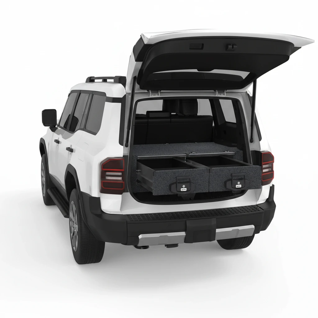 Drawer System Suitable For Toyota Landcruiser Prado 250 Series GXL Wagon 10/2024-Current