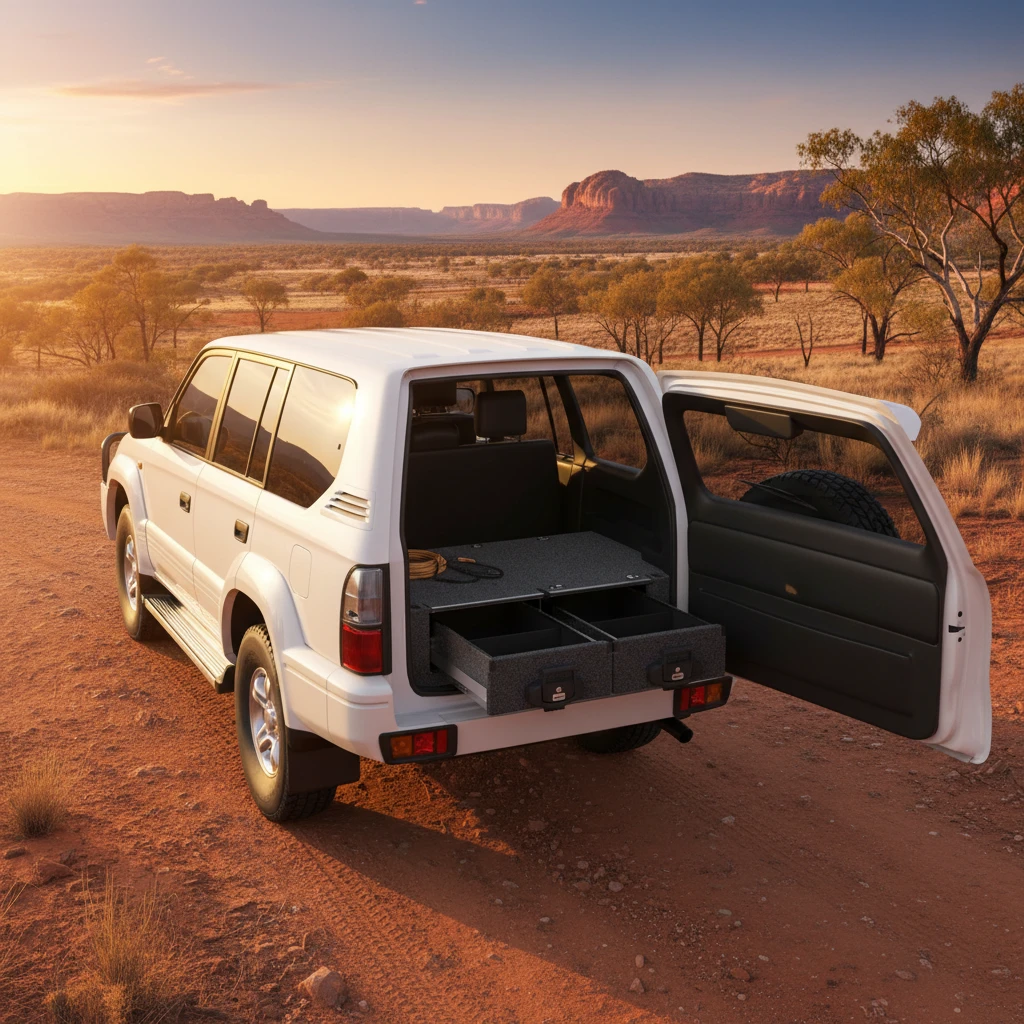 Drawer System Suitable For Toyota Landcruiser Prado 90 Series VX Wagon 01/1996-12/1999