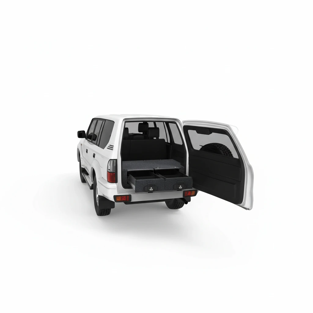 Drawer System Suitable For Toyota Landcruiser Prado 90 Series VX Wagon 01/1996-12/1999