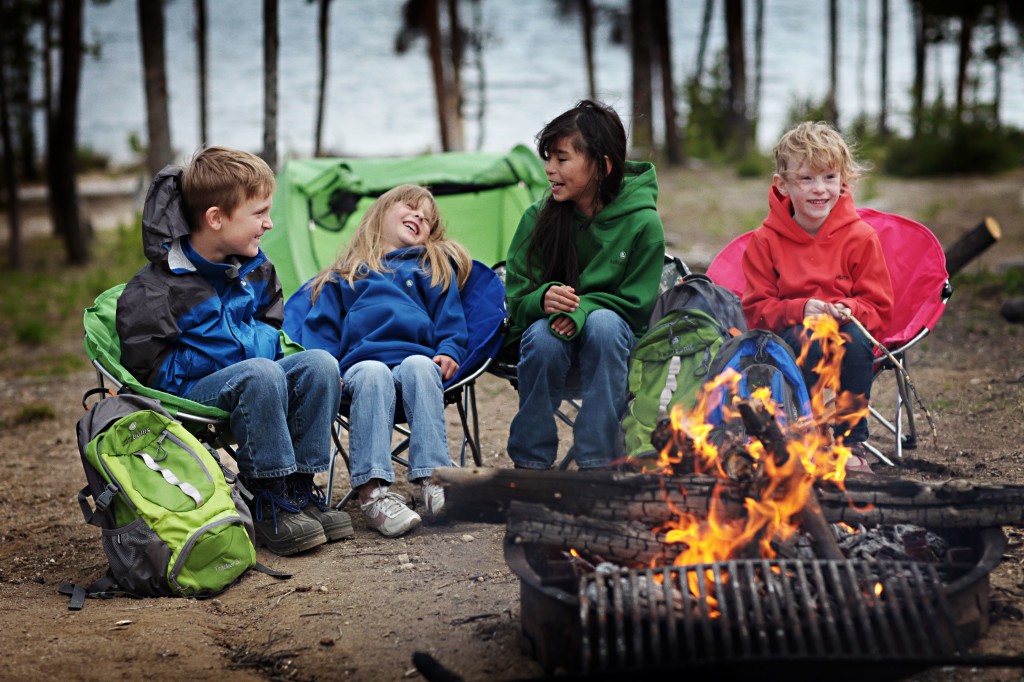 Camping with dad